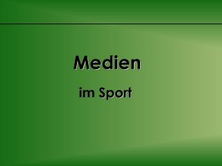 im Sport