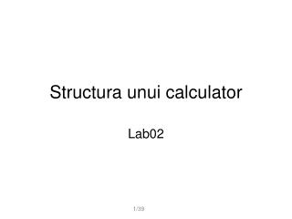 Structura unui calculator