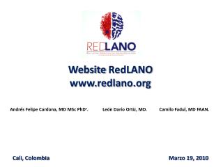 Website RedLANO redlano