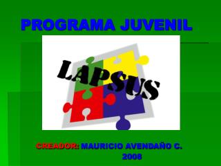 PROGRAMA JUVENIL