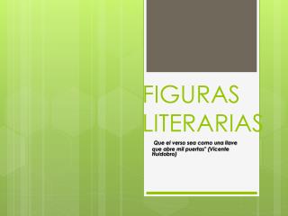 FIGURAS LITERARIAS