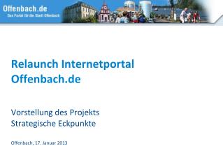 Relaunch Internetportal Offenbach.de