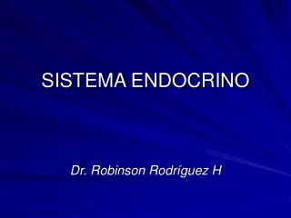 SISTEMA ENDOCRINO