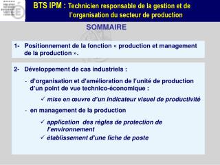2- Développement de cas industriels :