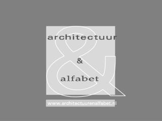ARCHITECTUUR &amp; ALFABET