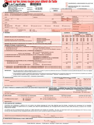 Cliquez sur les zones rouges pour obtenir de l'aide