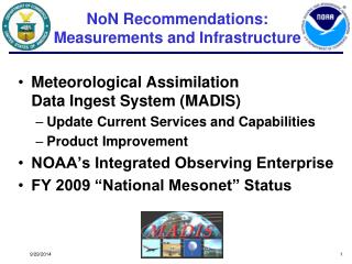 NoN Recommendations: Measurements and Infrastructure