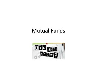 Mutual Funds