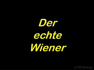 Der echte Wiener