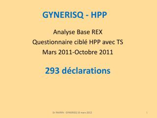GYNERISQ - HPP