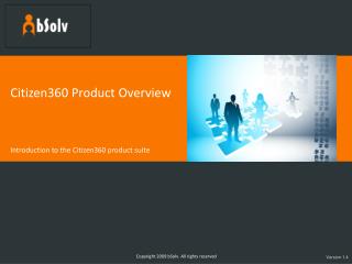 Citizen360 Product Overview