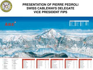 PRESENTATION OF PIERRE PEDROLI SWISS CABLEWAYS DELEGATE VICE PRESIDENT FIPS