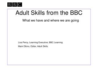 Adult Skills from the BBC