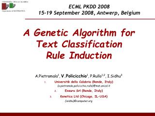 A Genetic Algorithm for Text Classification Rule Induction