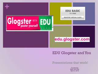 EDU Glogster and You