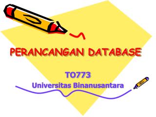 PERANCANGAN DATABASE