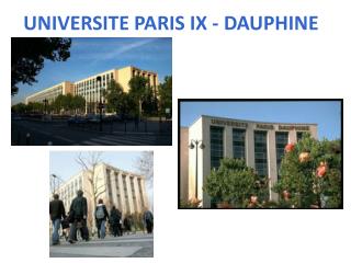 UNIVERSITE PARIS IX - DAUPHINE