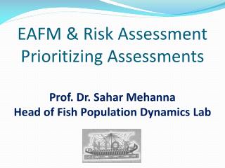 Ecosystem Approach to Fisheries Management (EAFM)