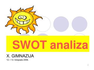 SWOT analiza