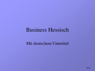 Business Hessisch