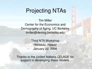 Projecting NTAs