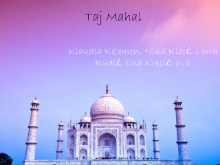 Taj Mahal