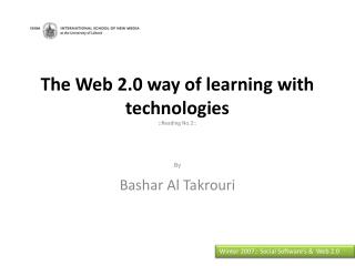 The Web 2.0 way of learning with technologies :: Reading No.2::