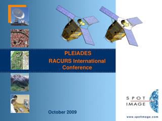 PLEIADES RACURS International Conference