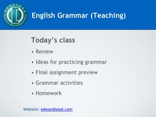 English Grammar (Teaching)