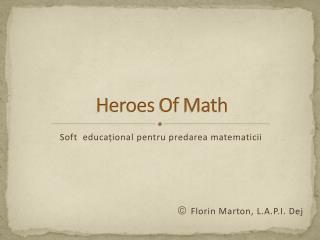 Heroes Of Math