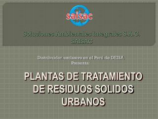 Soluciones Ambientales Integrales S.A.C. SAISAC
