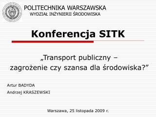 Konferencja SITK