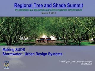 Making SUDS Stormwater : Urban Design Systems