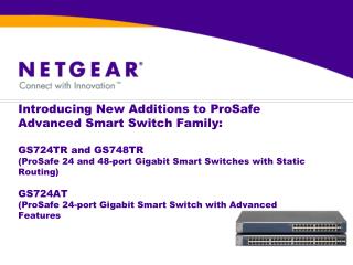 Introducing ProSafe™ Advanced Smart Switches