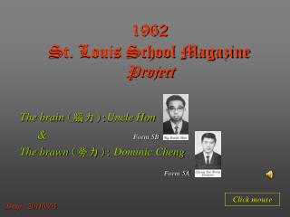 1962 St. Louis School Magazine Project