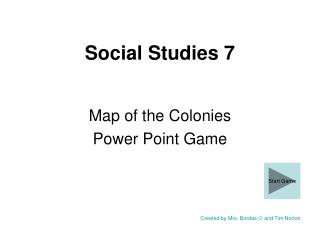 Social Studies 7