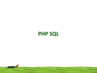 PHP SQL