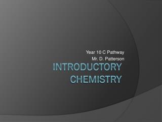 Introductory chemistry