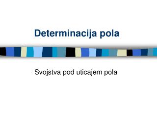 Determinacija pola