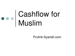 Cashflow for Muslim