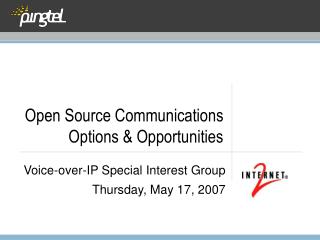 Open Source Communications Options &amp; Opportunities