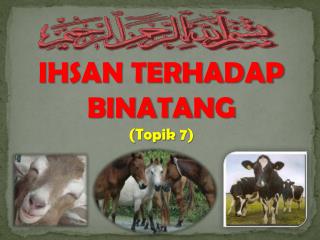 IHSAN TERHADAP BINATANG ( Topik 7)