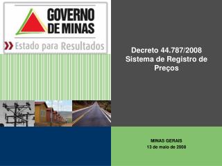 Decreto 44.787/2008 Sistema de Registro de Preços