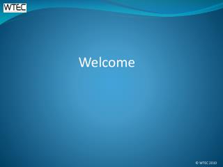 Welcome