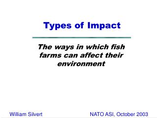Types of Impact