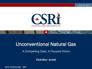 Unconventional Natural Gas