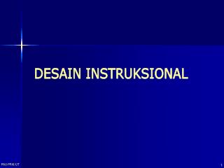 DESAIN INSTRUKSIONAL