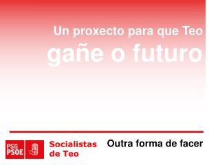 Un proxecto para que Teo gañe o futuro