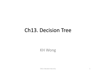 Ch13 . Decision Tree