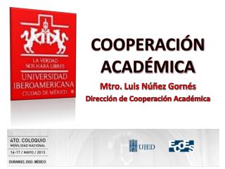 COOPERACIÓN ACADÉMICA